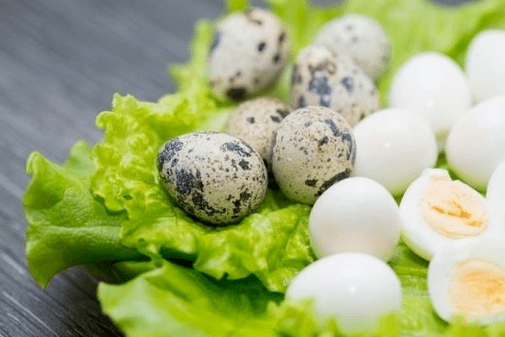 Quail eggs for potency